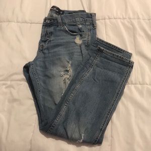 Hollister low rise boyfriend jeans